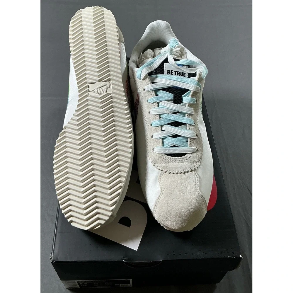 Nike Cortez Be True Summit White Multi-Color DR5491-100 Mens 8.5 Womens 10